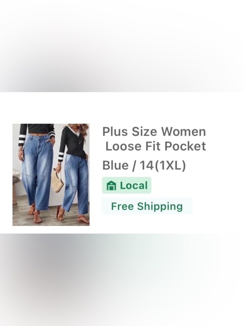 Classic High-Waist Blue Women’s Jeans - Relaxed Fit - Picture 7 of 7